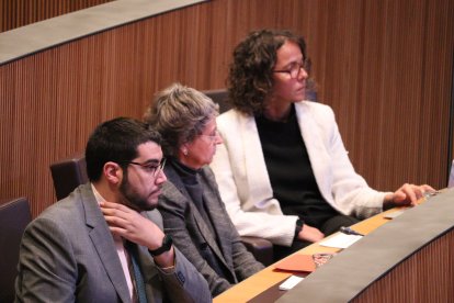 Pere Baró, Susanna Vela i Judith Casal.