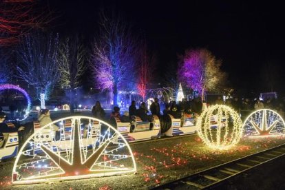 El tren de la fira de Nadal de Canillo