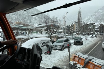 Treta de neu a la Massana aquest diumenge