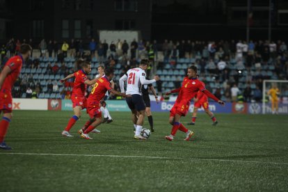 L'últim partit entre la selecció andorrana i Anglaterra a l'Estadi Nacional es va celebrar l'any 2021