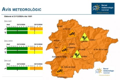 Avís taronja per fortes ventades