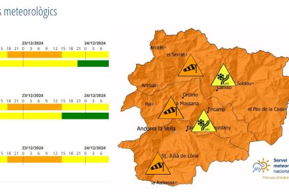 Alerta groga per vents forts