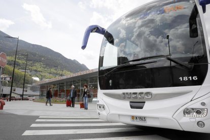 L’estació, on van aparèixer les joies robades.