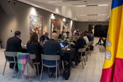 Els cònsols en la reunió celebrada a Escaldes aquest mes.