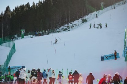 Cursa a l'estadi Eslàlom Creand