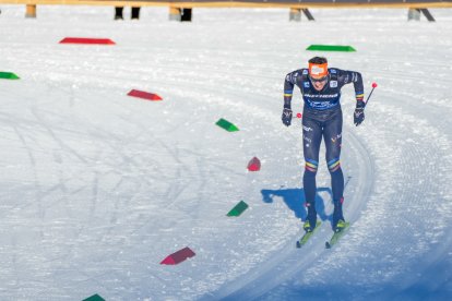 Irineu Esteve avui a l'sprint clàssic del Tour de Ski de Val di Fiemme