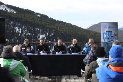 Presentació de la Copa d'Europa masculina de Soldeu