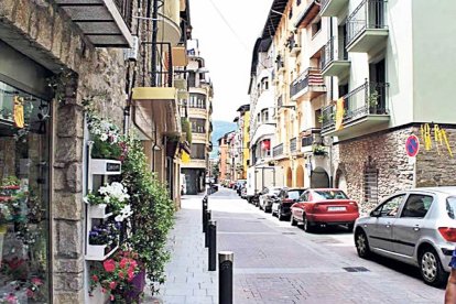 El carrer Major de la Seu d’Urgell.