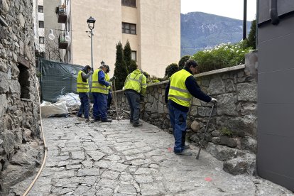 Els treballs han començat aquesta setmana a l'antic carrer Major