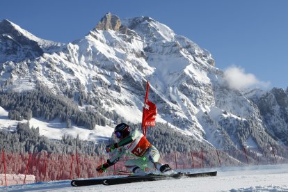 Verdú, durant la primera mànega a Adelboden.