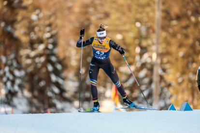 Gina del Rio, al Tour de Ski a Toblach.