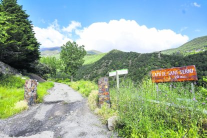 El camí de Sant Serni, a Sant Julià de Lòria.