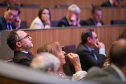 El cap de Govern, Xavier Espot, a la sessió del Consell d’ahir.