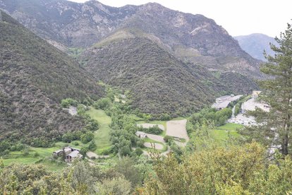 Vista d’una zona poc urbanitzada de Sant Julià.