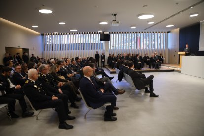 L’acte es va celebrar a la sala magna de la seu de la Justícia.