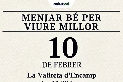 Menjar bé per viure millor