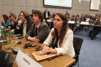 Representants de la delegació andorrana a la sessió d'hivern de l'OSCE-PA que se celebra a Viena