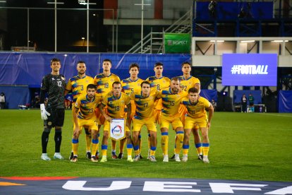 Els jugadors de la selecció, en un duel de la Lliga de les Nacions passada.