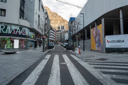 Tall de trànsit al carrer de la Unió.