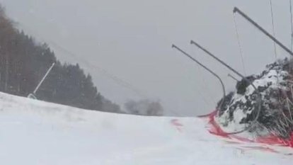 Neu a les pistes d'Andorra