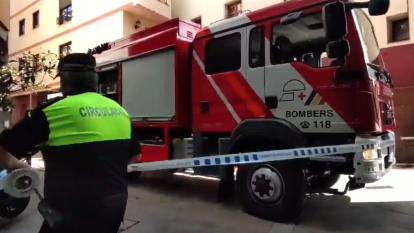 Els agents de circulació es desplacen fins al lloc dels fets