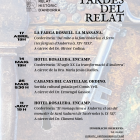 El cartell del nou cicle del relat històric d'Andorra.