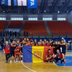 La selecció, a Xipre.