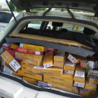 El cotxe duent tota la mercaderia