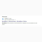 La pàgina web falsa a un buscador