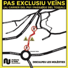 Talls de circulació al carrer Tobira, d'Andorra la Vella