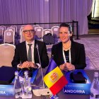 Els representants andorrans a la reunió del FMI