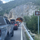 Imatge del túnel del Muntant de Tost tancat