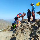 La resident catalana Laura Orgué en un moment de la cursa d’ahir.
