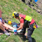 Rescat de dos esxcursionistes al Bony de la Pica a Andorra la Vella