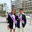 Els representants del país als Jocs de París, Mònica Doria i Nahuel Carabaña.