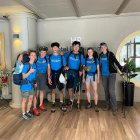 Una imatge dels joves que durant dues setmanes formaran part del projecte de voluntariat a la vall del Madriu.