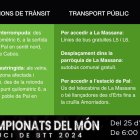 Afectacions viàries pels campionats del món de ciclisme de muntanya