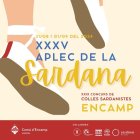 Cartell del 35é aplec de la Sardana a Encamp