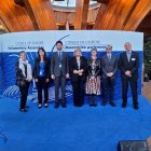 La delegació andorrana a l'APCE