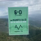 Cartell de la manifestació convocada