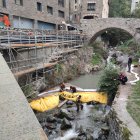 Vessament de gasoil al riu Madriu