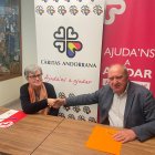 Signatura del conveni entre Càritas Andorrana i Càritas Diocesana d'Urgell