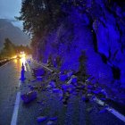 El despreniment de terra a la carretera de La Rabassa