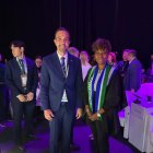 Jordi Torres amb la ministra de turisme de Sierra Leone, Nabeela Tunis