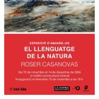 El cartell de l'exposició de Roser Casanovas, que es podrà veure des de divendres.