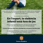 Cartell de la conferència del dia internacional dels drets dels infants