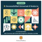 Cartell sobre les I Jornades d'accessibilitat universal d'Andorra