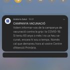 Notificació de l'App Andorra Salut