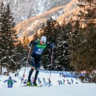 Irineu Esteve, en un moment de la cursa dels 15 km persecució del Tour de Ski.