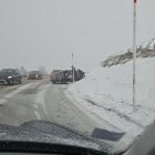 El vehicle accidentat prop de la frontera del Pas